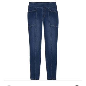 Duluth women's Jean-netics pull-on skinny Jean's high rise 14long